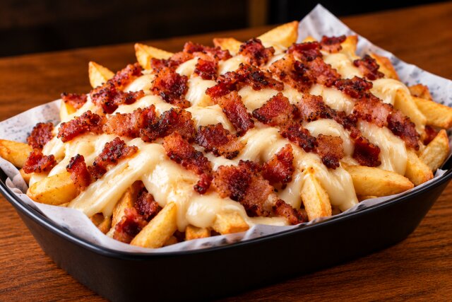 Batata c/ Catupiry e Bacon - Pequena